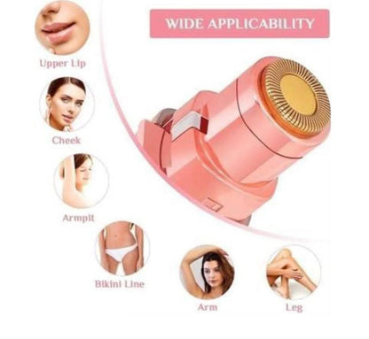 2 in 1 trimmer for eyebro and un-even hair removal trimmer( with USB charger)